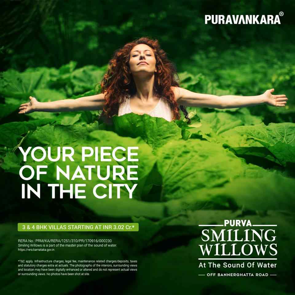 Pre-launching Purva Smiling Willows at Purva The Sound of Water in Bangalore Update